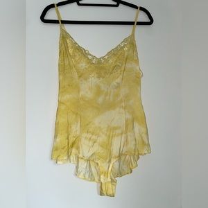 Free people yellow bodysuit
